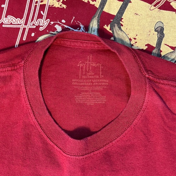 Guy Harvey Blue Water FSU Seminoles Back-Printed Graphic Tee Garnet Size Large - Picture 5 of 5